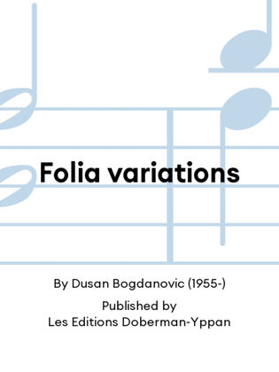 Folia variations