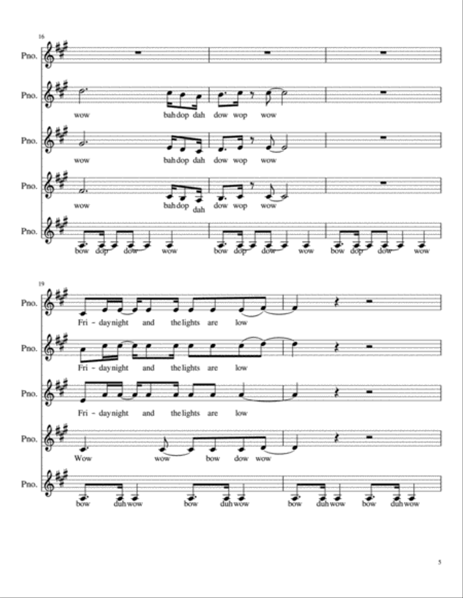 Dancing Queen Small Ensemble scores gallery preview page 5