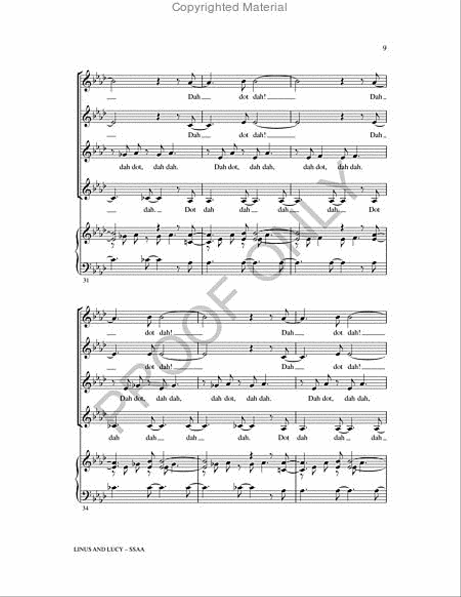 Linus and Lucy Linus and Lucy SSAA scores gallery preview page 8
