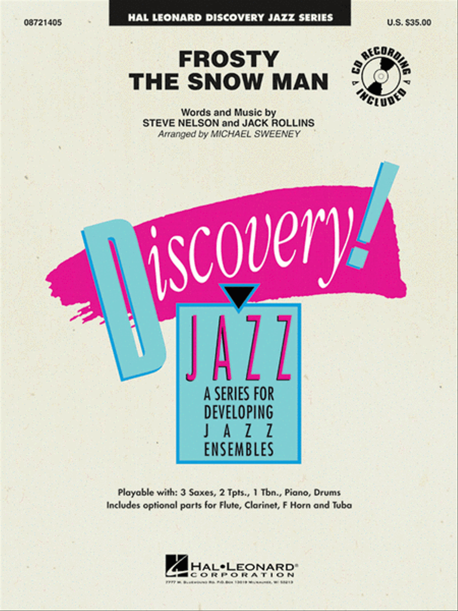 Frosty the Snow Man Jazz Ensemble scores gallery preview page 1