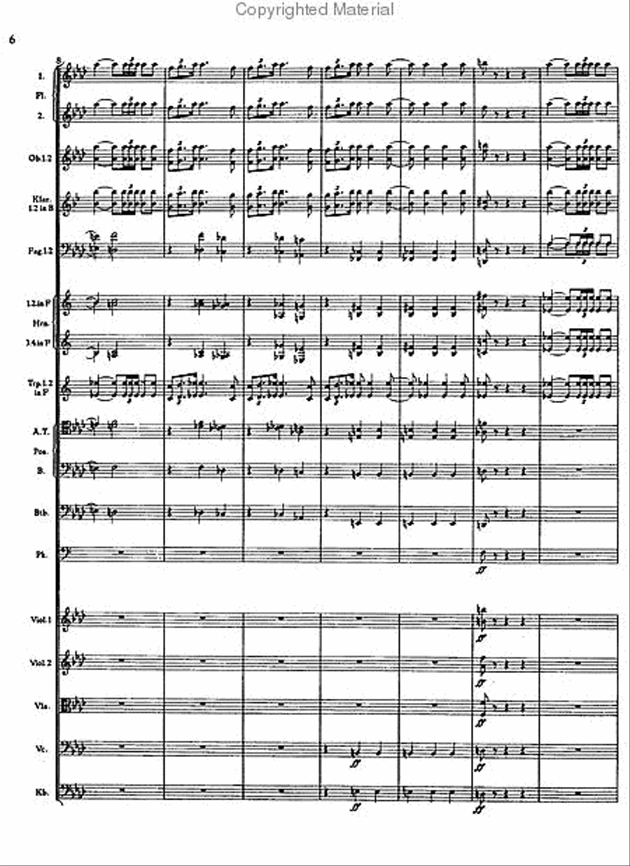 Fourth, Fifth and Sixth Symphonies in Full Score Full Orchestra scores gallery preview page 3