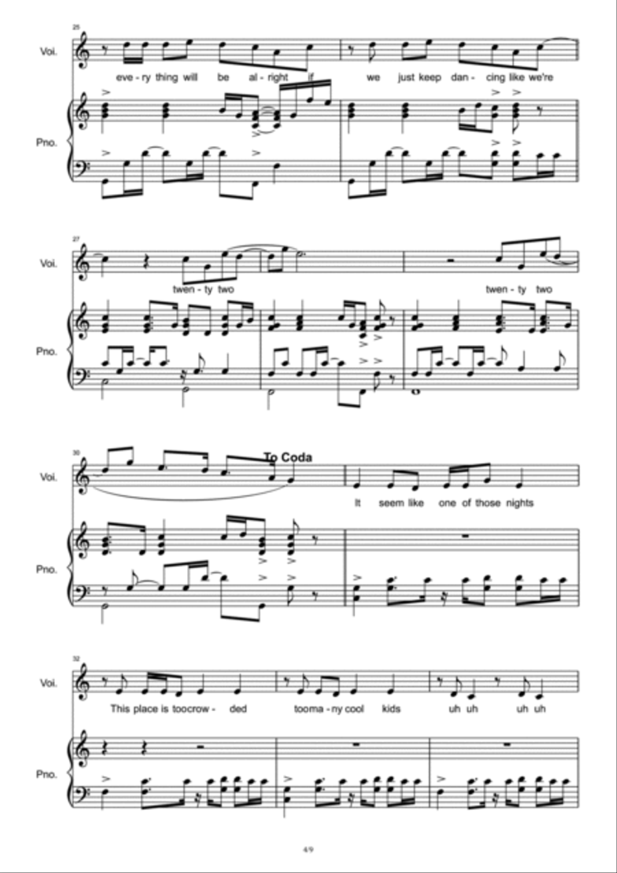 22 Voice scores gallery preview page 4