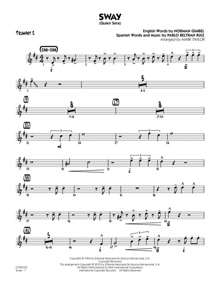 Sway (Quien Sera) - Trumpet 2