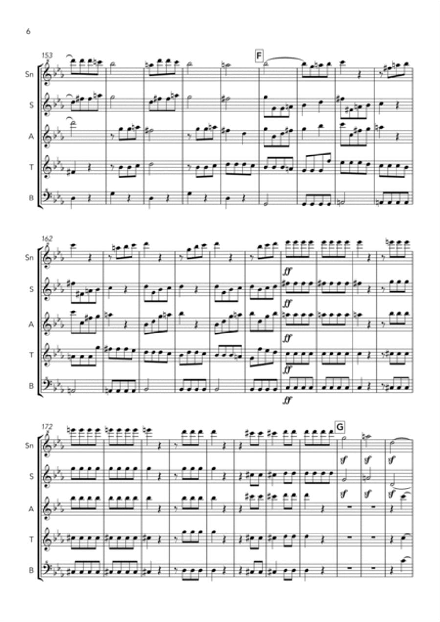 Symphony No. 5 in C Minor - Op. 67 - 1st Movement - Allegro com brio Chamber Music scores gallery preview page 6