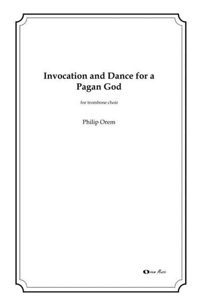 Invocation and Dance for a Pagan God
