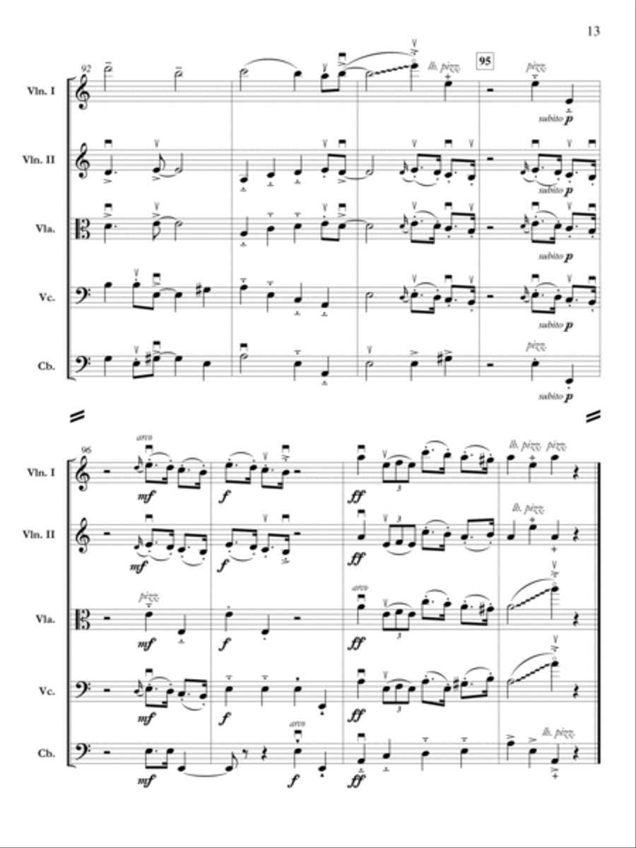 Fogland Beach Blues Orchestra scores gallery preview page 13
