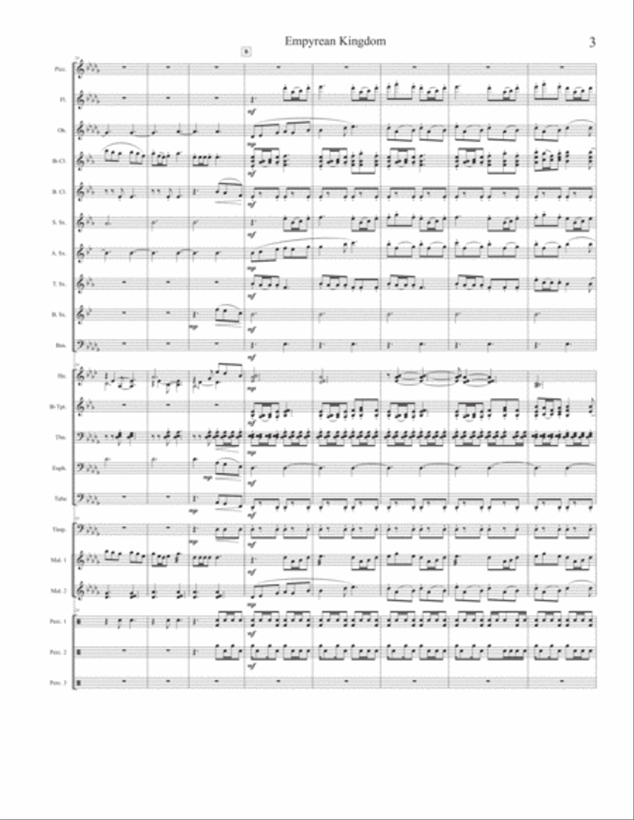 Empyrean Kingdom Empyrean Kingdom Concert Band scores gallery preview page 3