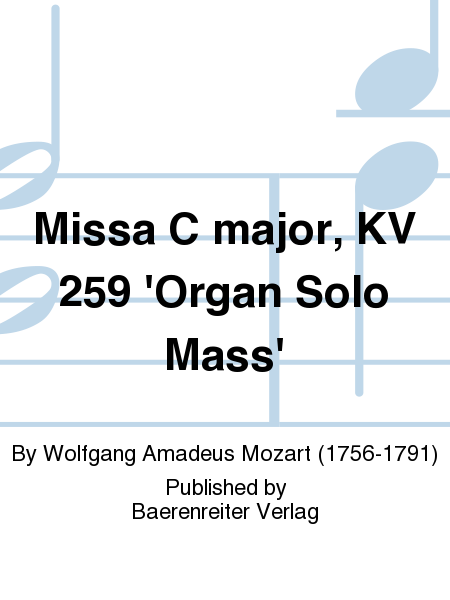 Missa - Organ Solo Mass