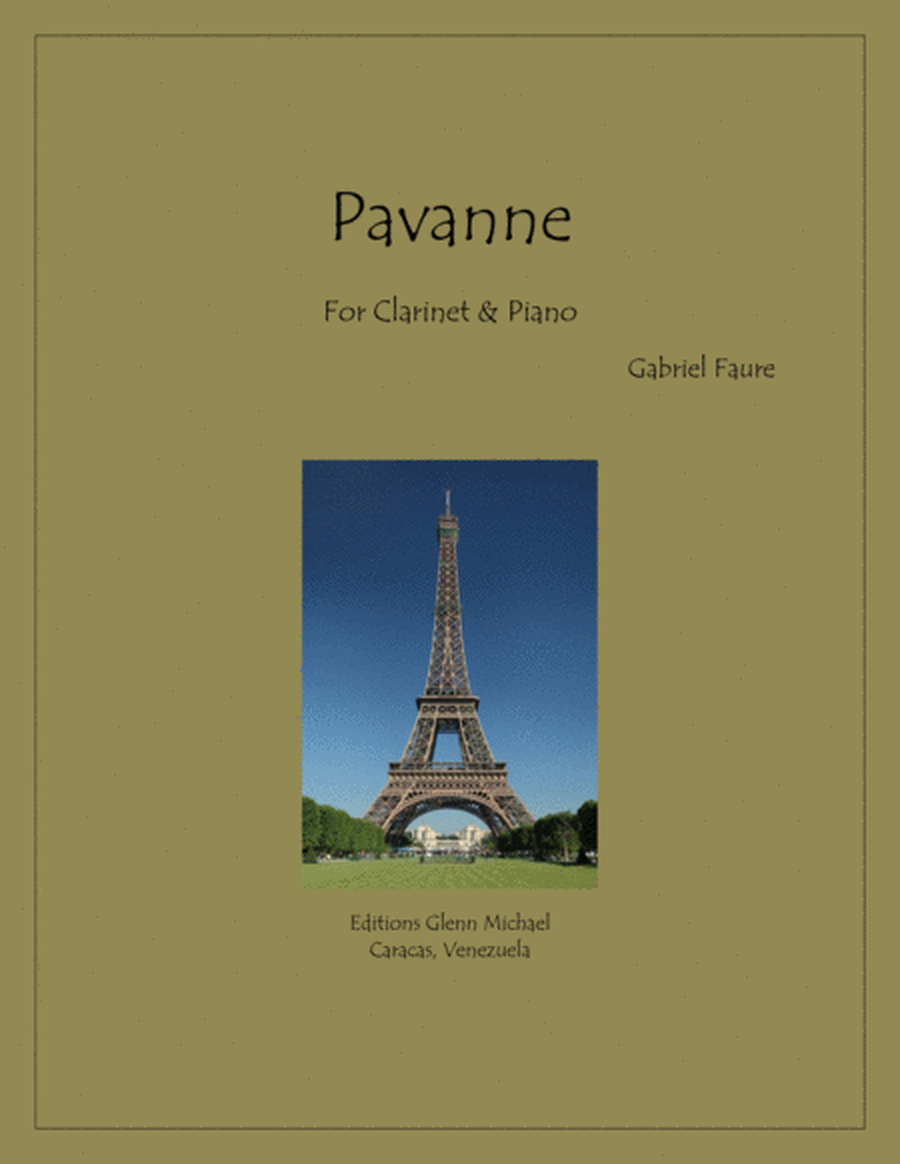 Faure Pavane for Clarinet image number null