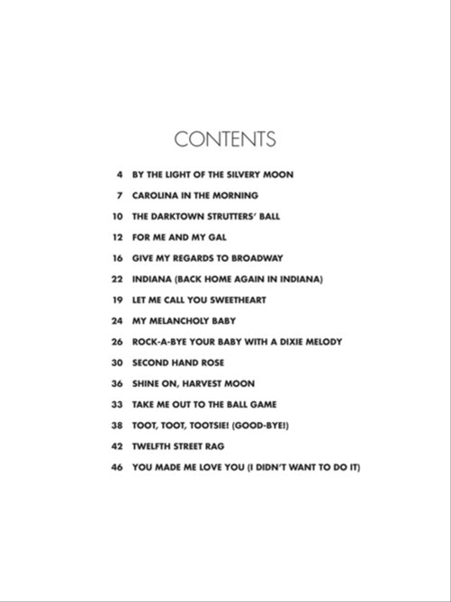 Tin Pan Alley Piano Solo scores gallery preview page 2