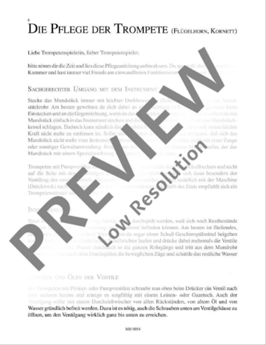 Meine erste Trompetenschule Cornet scores gallery preview page 9