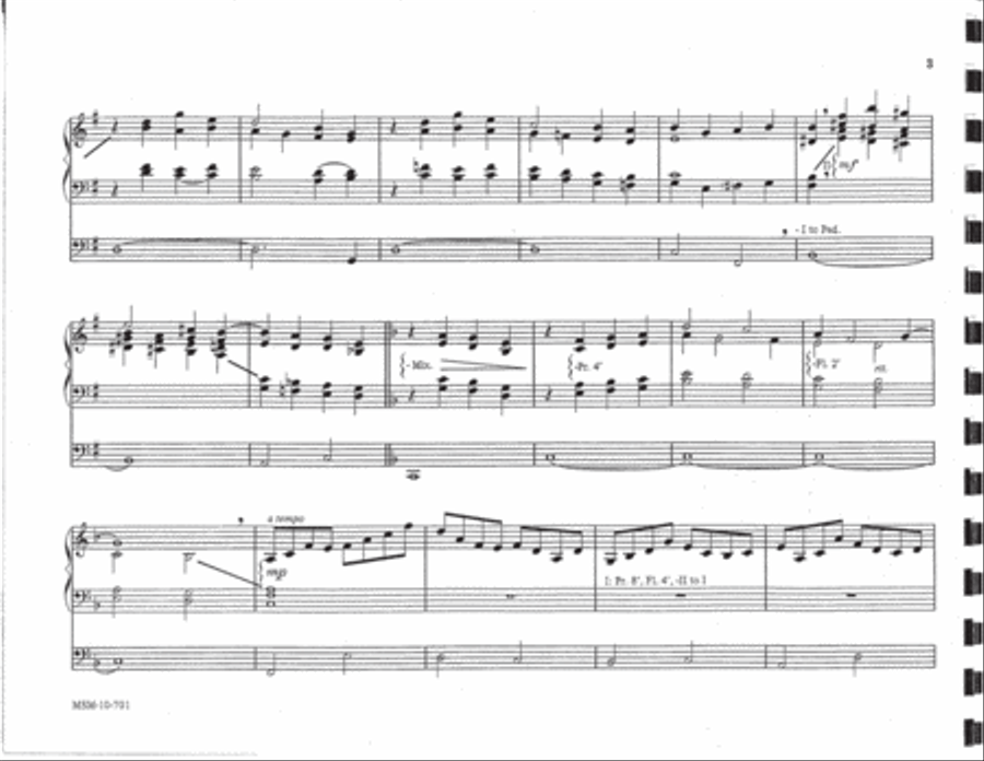 Beautiful Savior Organ scores gallery preview page 3