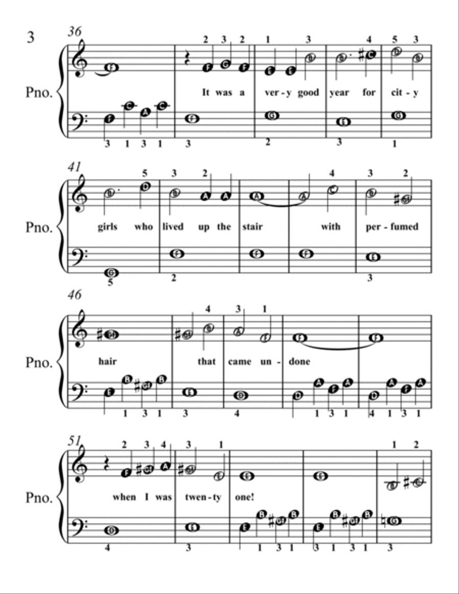 It Was A Very Good Year It Was A Very Good Year Piano Method scores gallery preview page 3