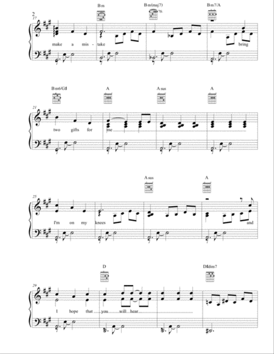 Santa Come Twice Voice scores gallery preview page 2