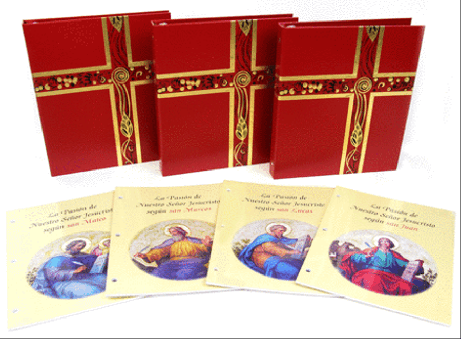 Bundle-Spanish Passion Gospels and Binders Lent scores gallery preview page 1