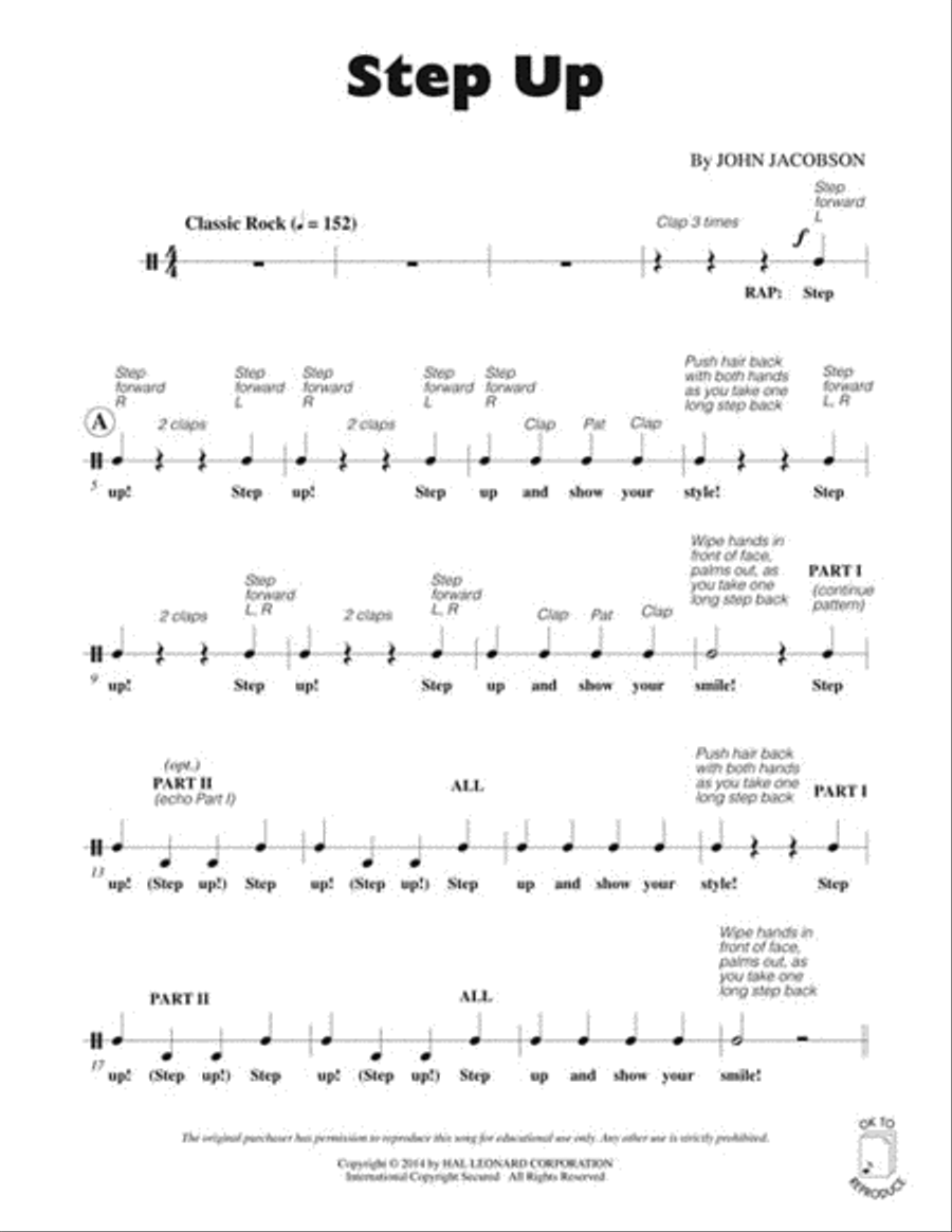 Step Up! Choir scores gallery preview page 7