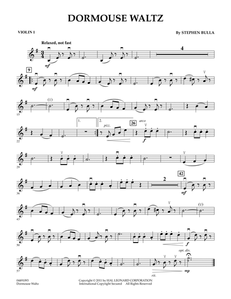 Dormouse Waltz - Violin 1