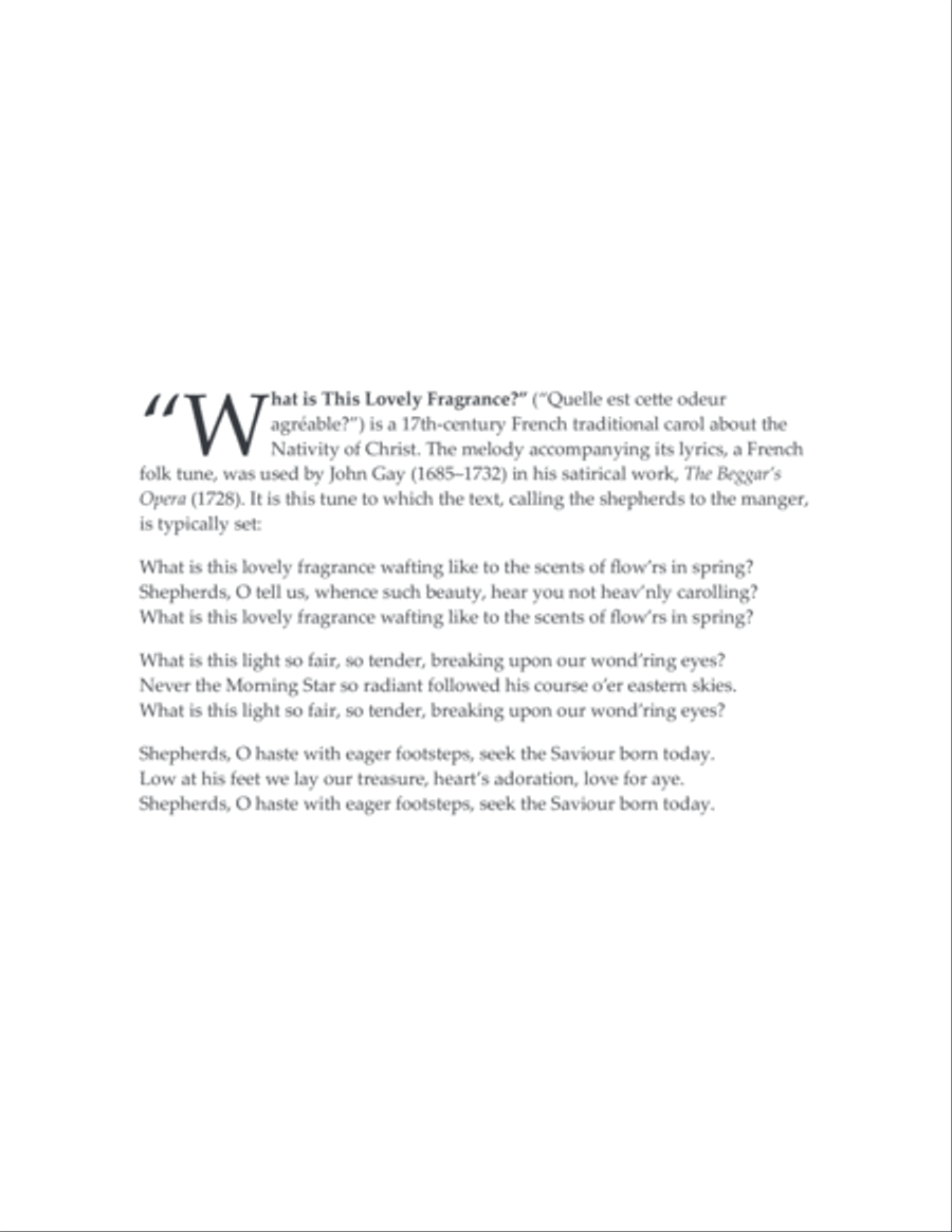 What is This Lovely Fragrance? - French Noel arranged for brass quintet Brass Quintet scores gallery preview page 2