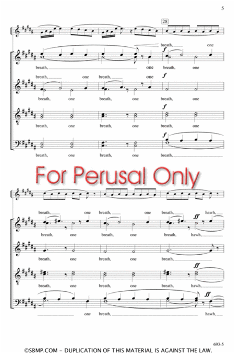 when god decided to invent - SATB Octavo 4-Part scores gallery preview page 5
