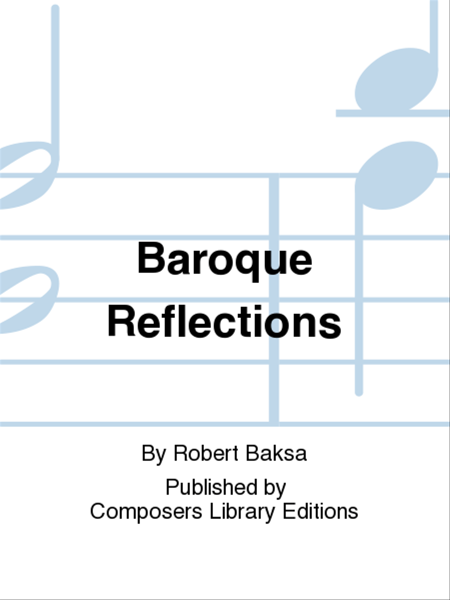 Baroque Reflections English Horn scores gallery preview page 1