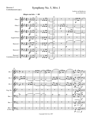 Beethoven's Symphony #5, Mvt. I (Abridged)