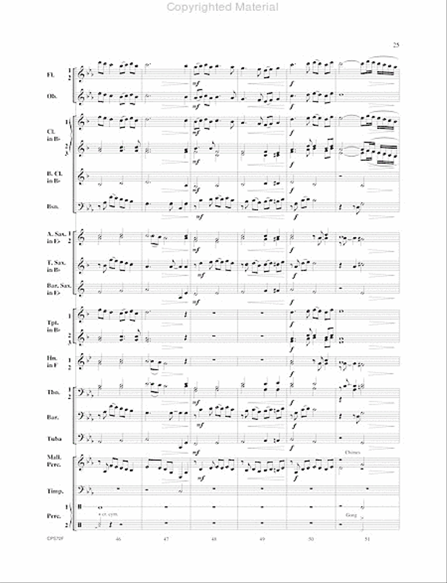 Trilogy Trilogy Concert Band scores gallery preview page 26