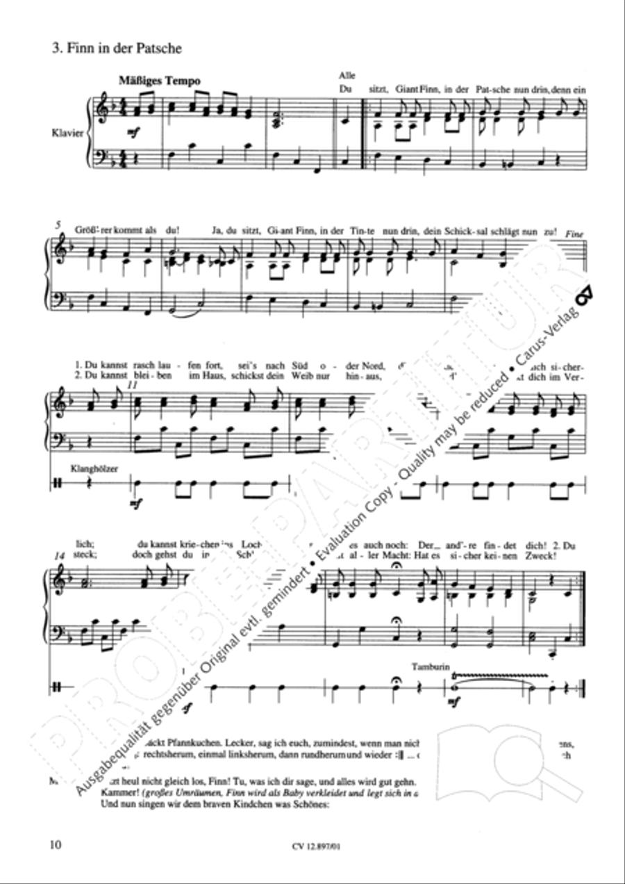 Giant Finn Unison Choir scores gallery preview page 10
