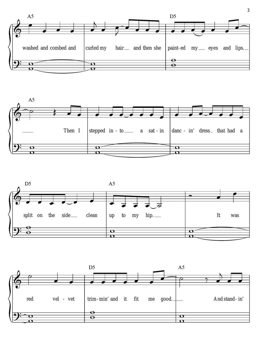 Fancy Easy Piano scores gallery preview page 3
