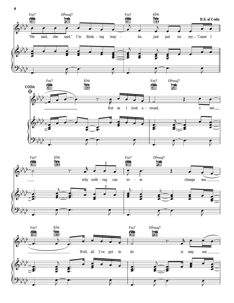 Yellow Raincoat Yellow Raincoat Piano, Vocal, Guitar scores gallery preview page 4