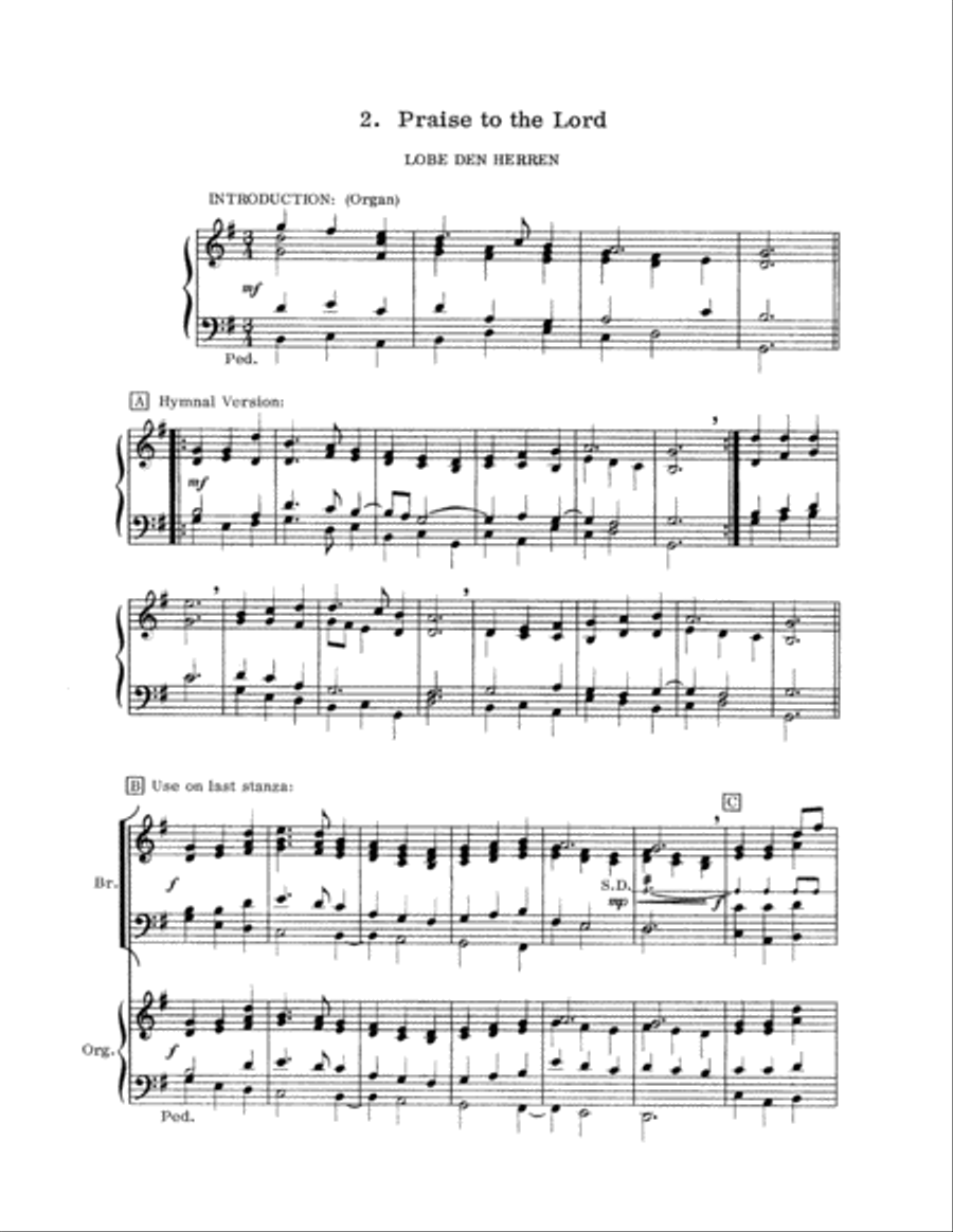Celebration Hymns Brass Ensemble scores gallery preview page 6