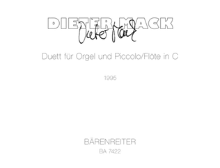 Duett für Orgel und Piccolo/Flöte in C (1995)