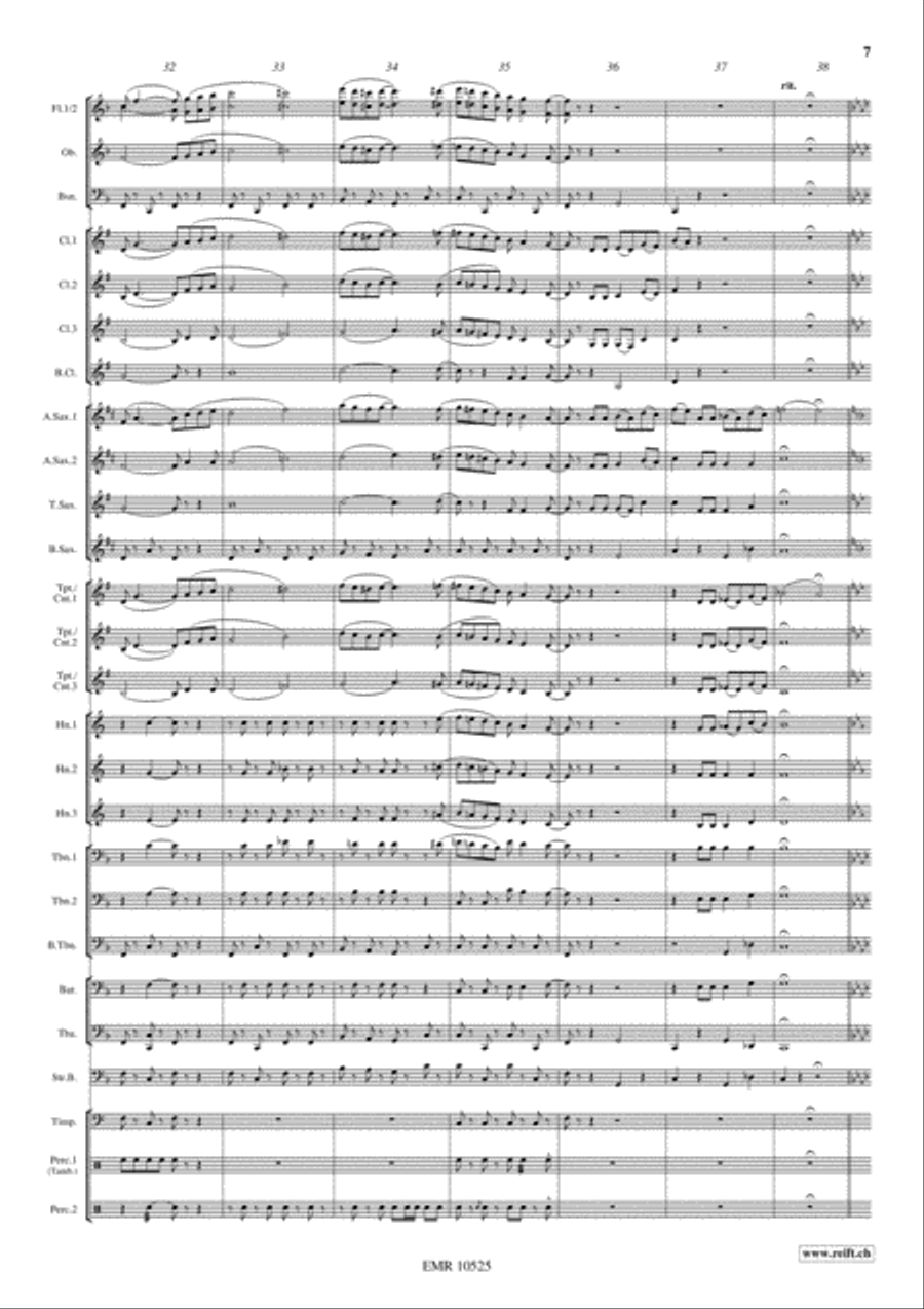 Swanee Concert Band scores gallery preview page 8