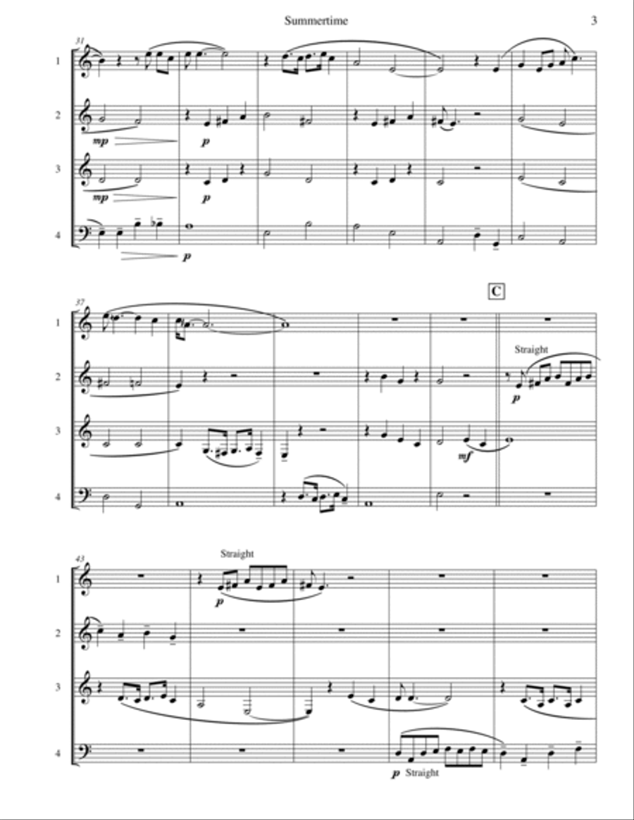 Summertime Viola scores gallery preview page 4