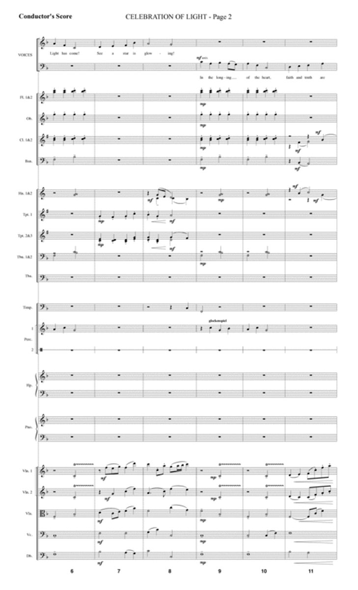 Celebration Of Light (Arise And Shine) (Full Orchestra) - Full Score