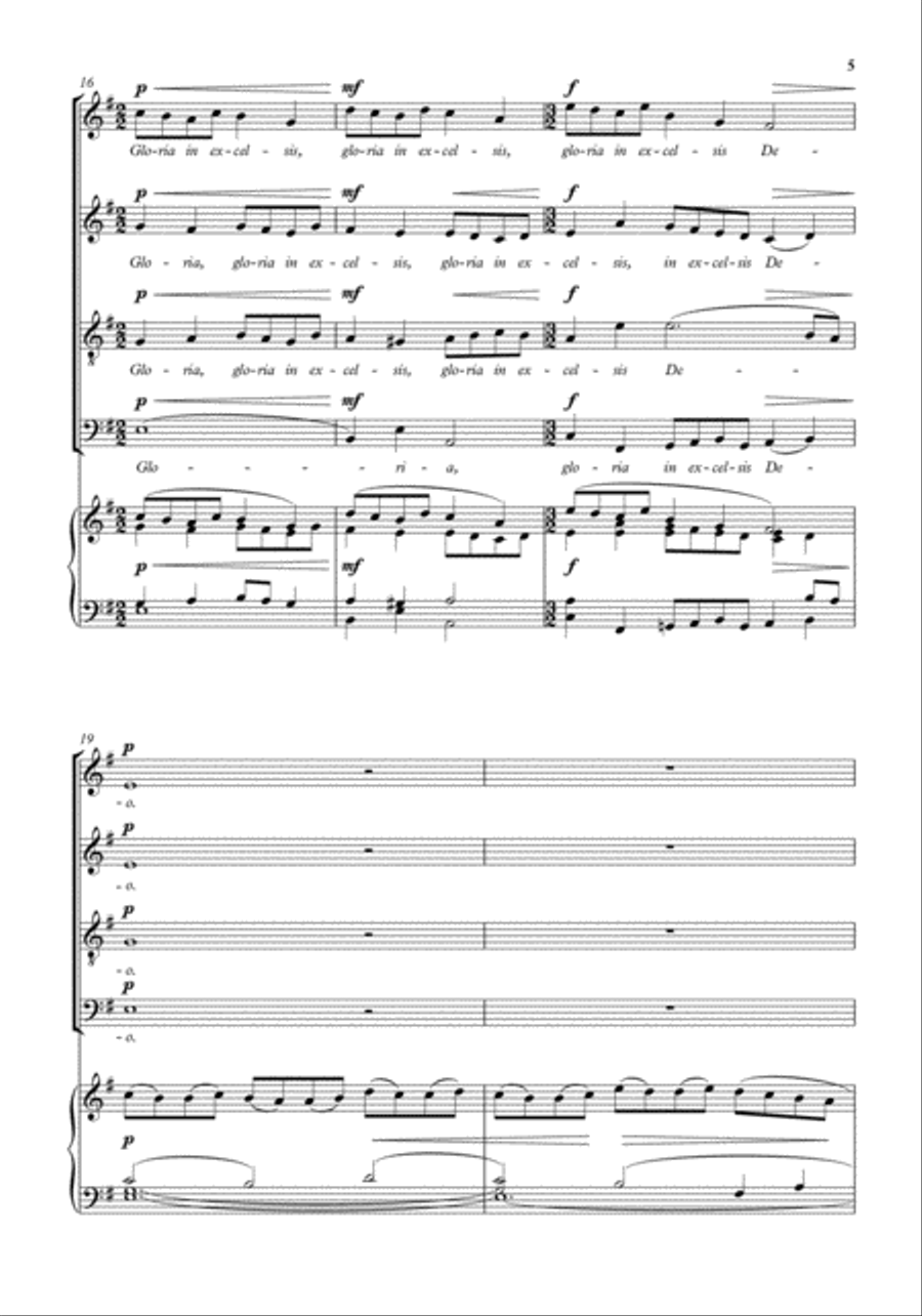 Shepherds, guarding your flocks 4-Part scores gallery preview page 5
