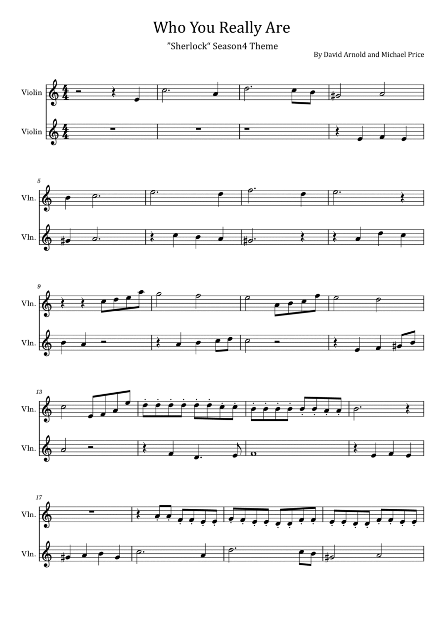 Who You Really Are Who You Really Are String Duet scores gallery preview page 1