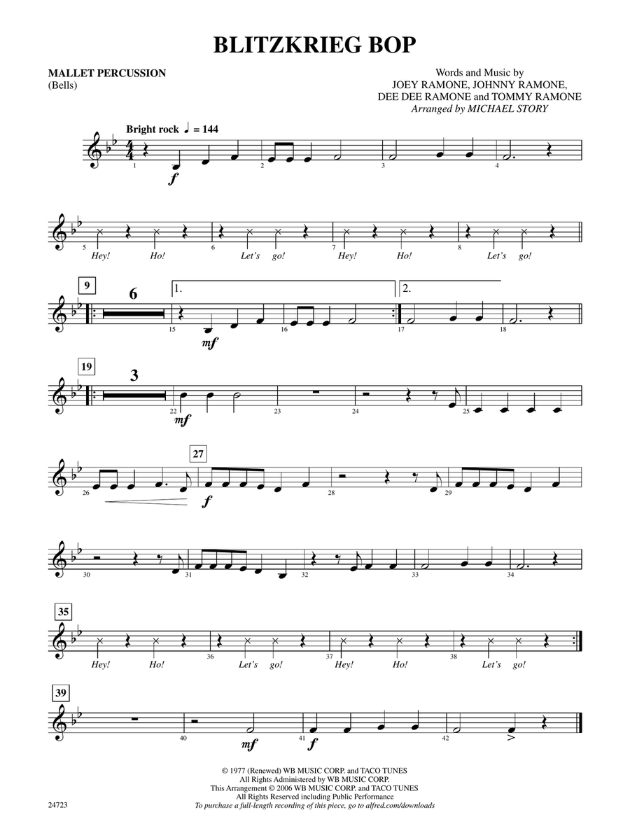 Blitzkrieg Bop: Mallets