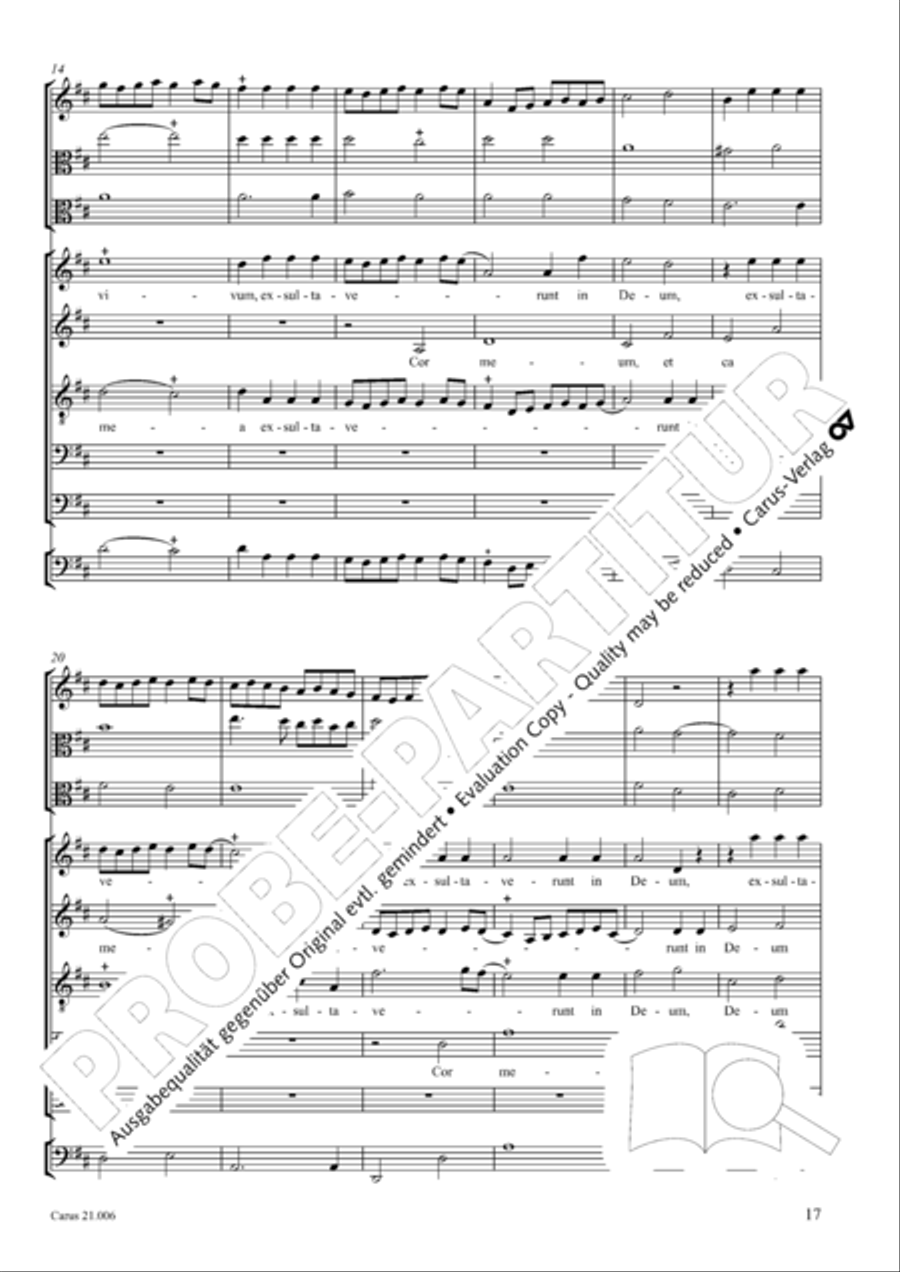 Quam dilecta tabernacula Men's Choir scores gallery preview page 18