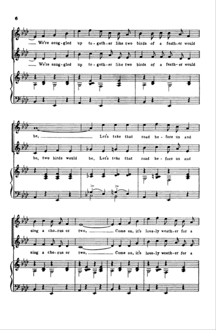 Sleigh Ride Choir scores gallery preview page 5