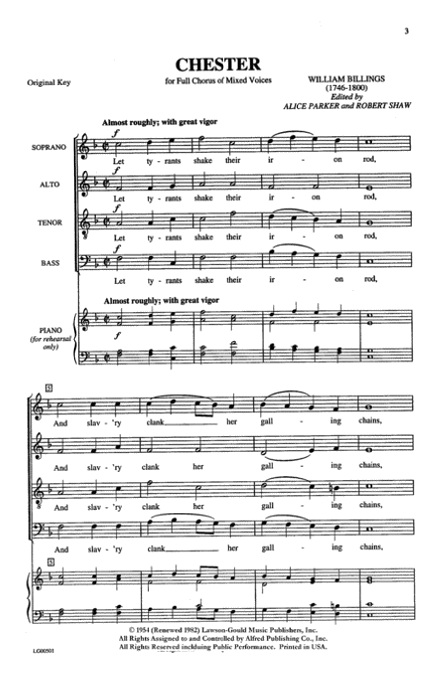 Chester 4-Part scores gallery preview page 2