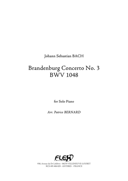 Brandenburg Concerto No.3 - Extracts image number null