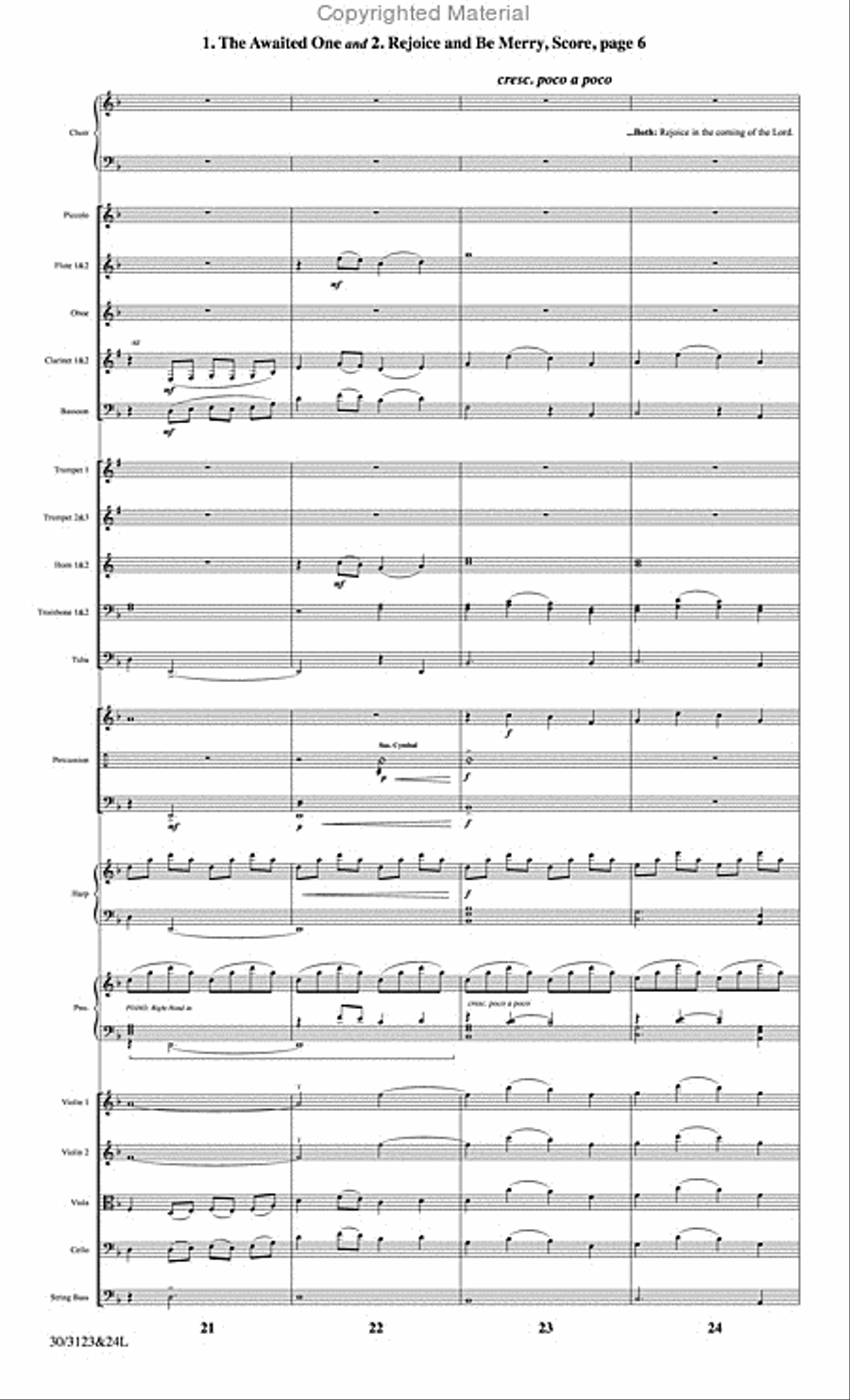 The Christmas Story - Set of Parts Choir scores gallery preview page 7