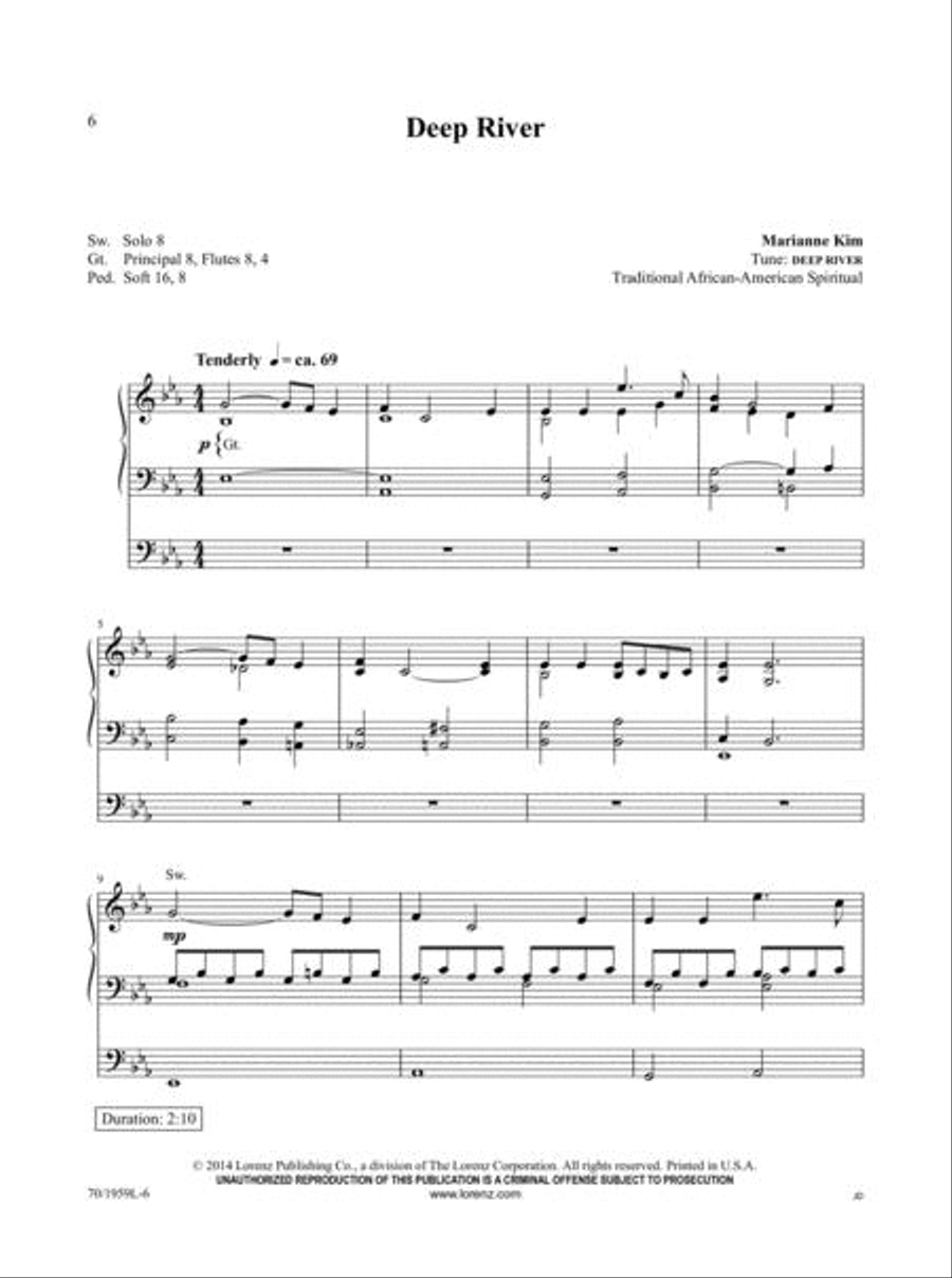 The Organist's Library, Vol. 59 Organ Solo scores gallery preview page 6