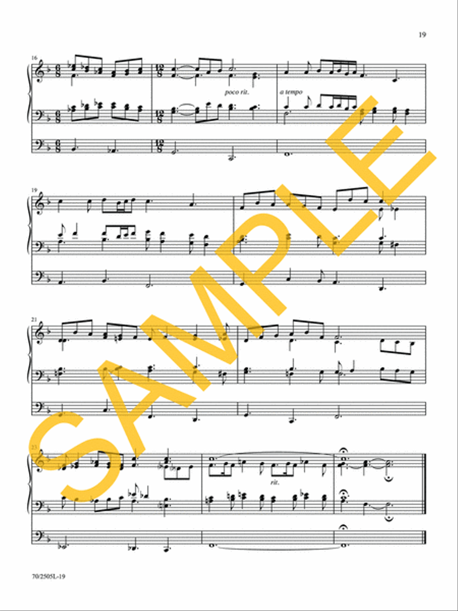 O Worship the King Organ Solo scores gallery preview page 15