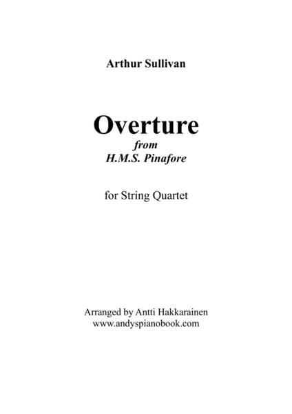 Overture from H.M.S. Pinafore - String Quartet