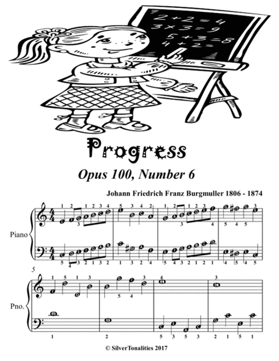 Progress Opus 100 Number 6 Easiest Piano Sheet Music 2nd Edition