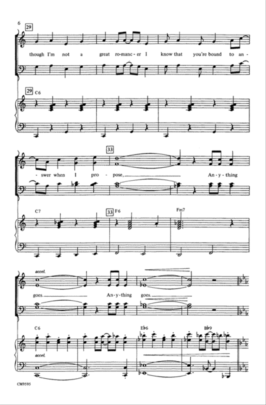 Anything Goes! (A '20s Medley) Choir scores gallery preview page 5