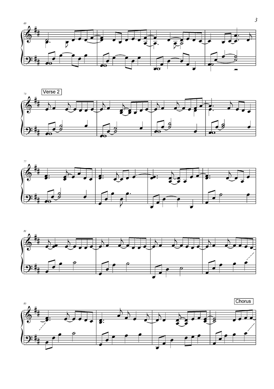 Read All About It, Part III Piano Solo scores gallery preview page 3