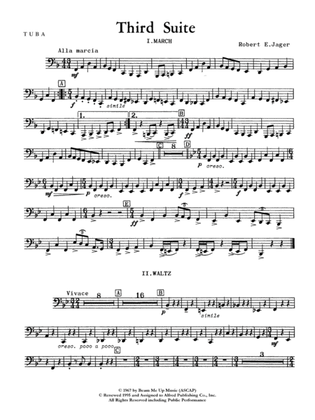 Third Suite (I. March, II. Waltz, III. Rondo): Tuba