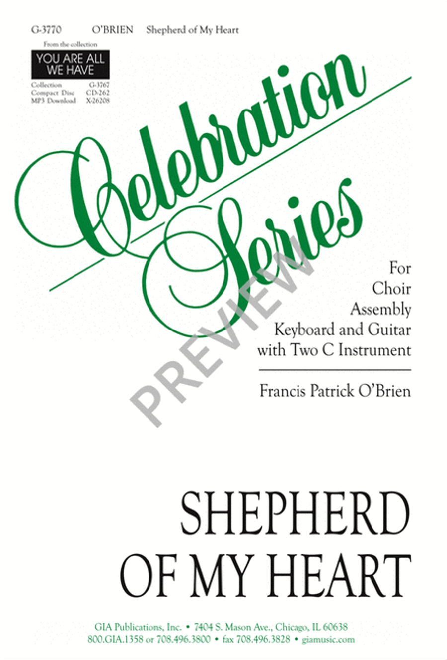 Shepherd of My Heart 4-Part scores gallery preview page 2
